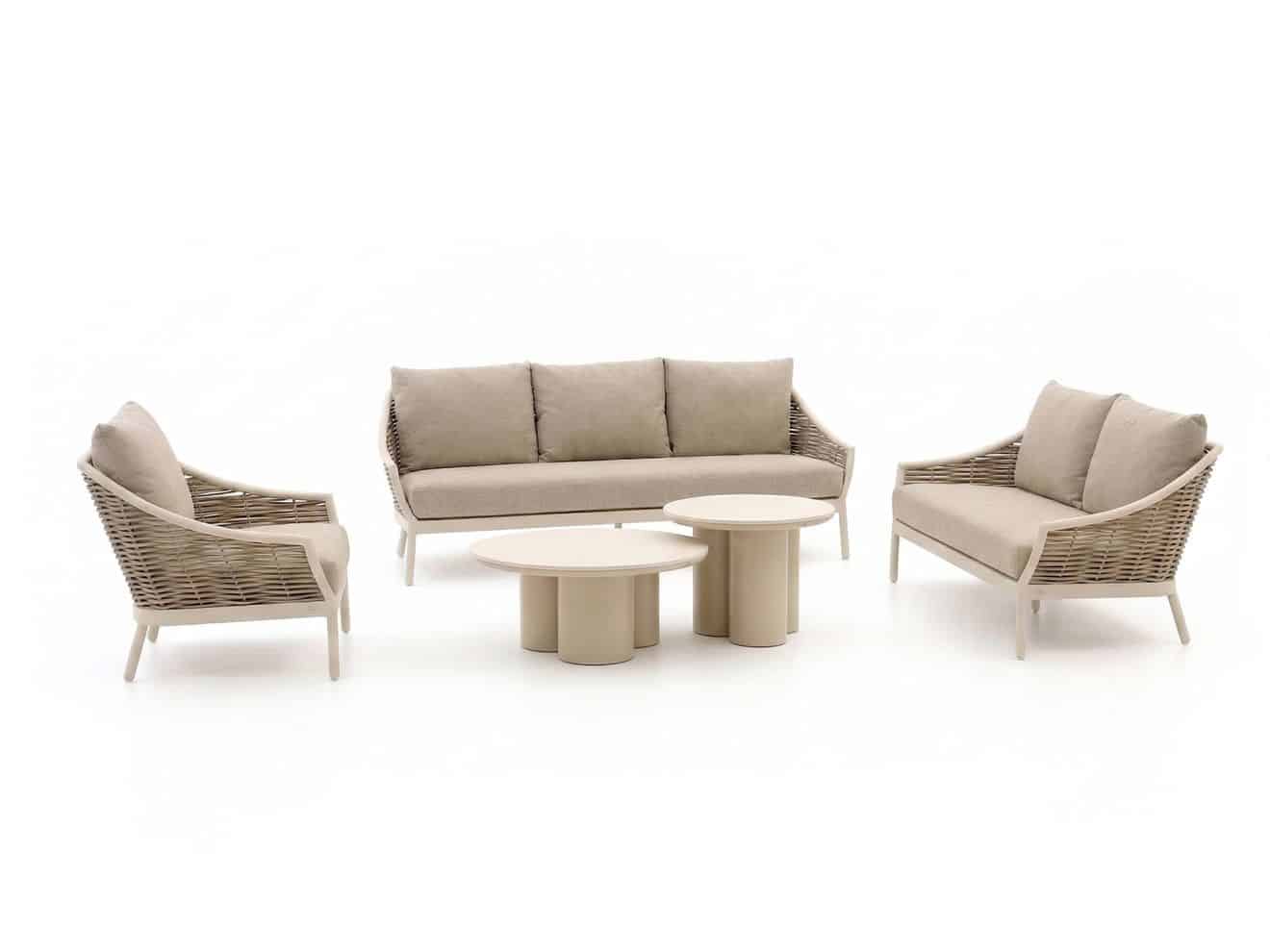 apple bee milou/tonga stoel bank loungeset 5 delig 6 zits laagste prijsgarantie!