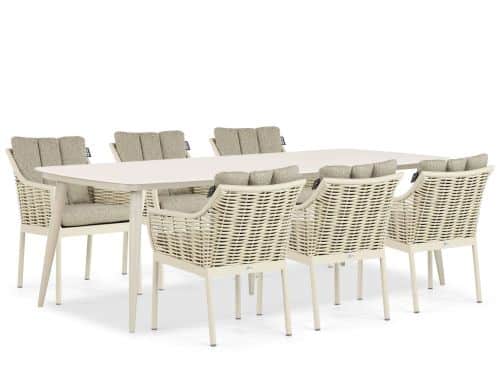 Apple Bee Milou/Vienna 240 cm dining tuinset 7-delig