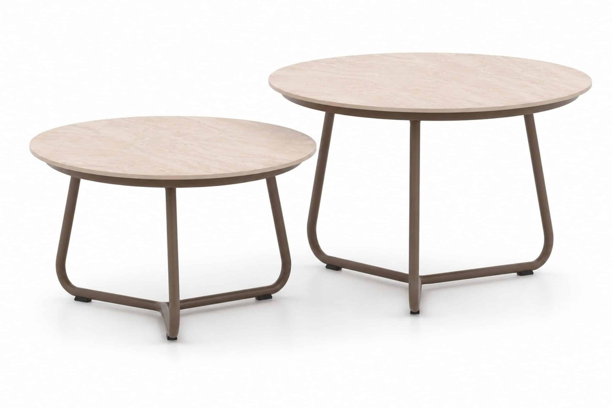 apple bee pine key loungetafel 63 cm (2 loungetafels)