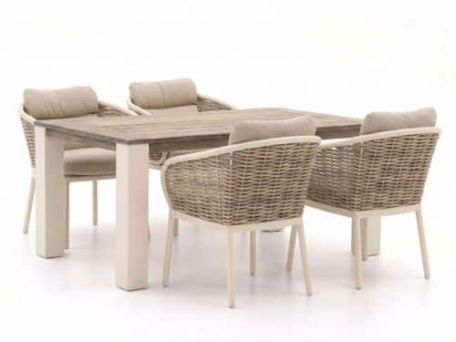 Apple Bee Pine Key/ROUGH-X 180cm dining tuinset 5-delig - Laagste prijsgarantie!
