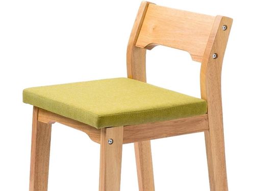 Barkruk Hout - Barstoel Modern - Keuken Zithoek - Met