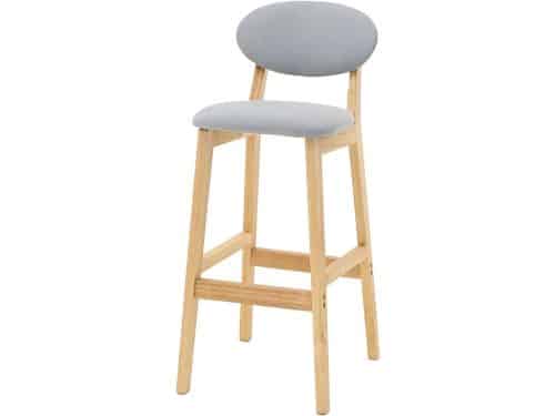 Barkruk Keuken - Hoge stoel - Comfortabel zitten - Massief