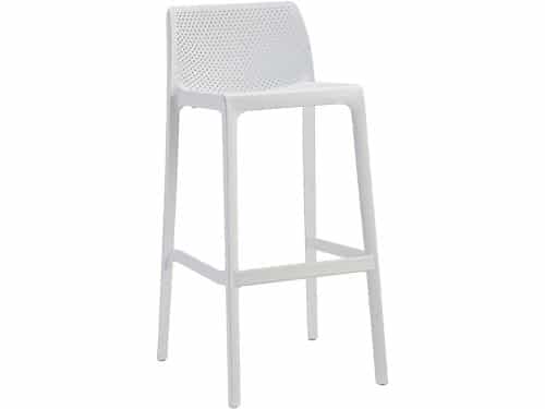 Barkruk met rugleuning - Keukenstoel hoog - Comfortabel zitten