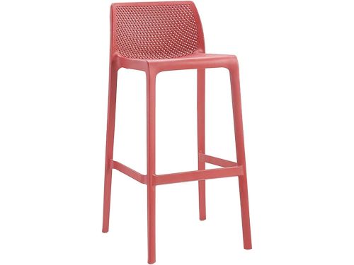 Barkruk met rugleuning - Keukenstoel hoog - Comfortabel zitten