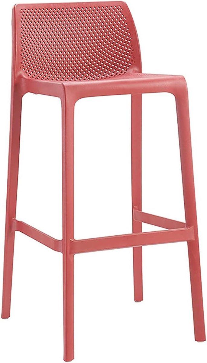 barkruk met rugleuning keukenstoel hoog comfortabel zitten