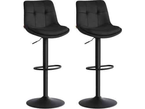Barkruk Set - Keukenstoel Hocker - Comfortabel Zitten - In