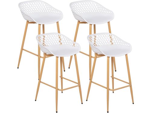 Barkruk Set - Stoel met rugleuning - Keuken of bar
