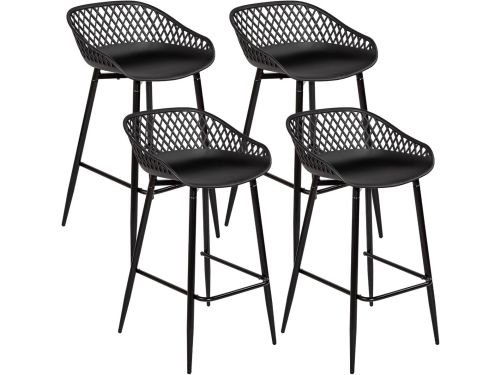 Barkruk Set - Stoel met rugleuning - Keuken of Bar