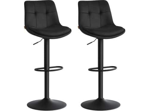 Barkruk Set - Stoel Verstelbaar - Keuken Comfort - Draaibaar