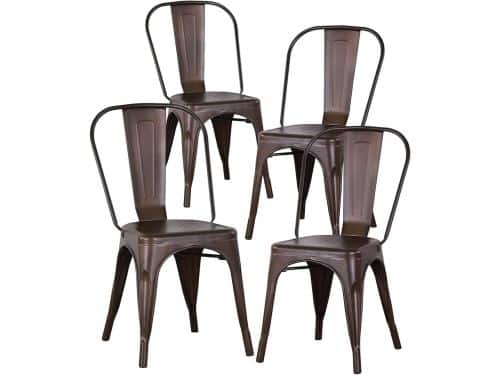 Barkrukken Metaal - Hoge stoelen - Sfeervol Interieur - Stapelbaar