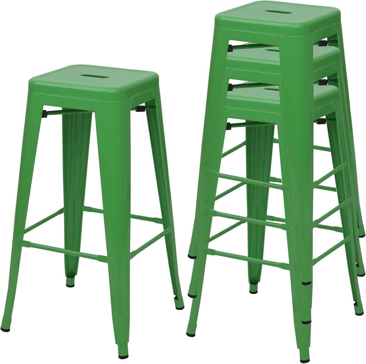 barkrukken metaal industriële stoelen hoge tafel stapelbaar