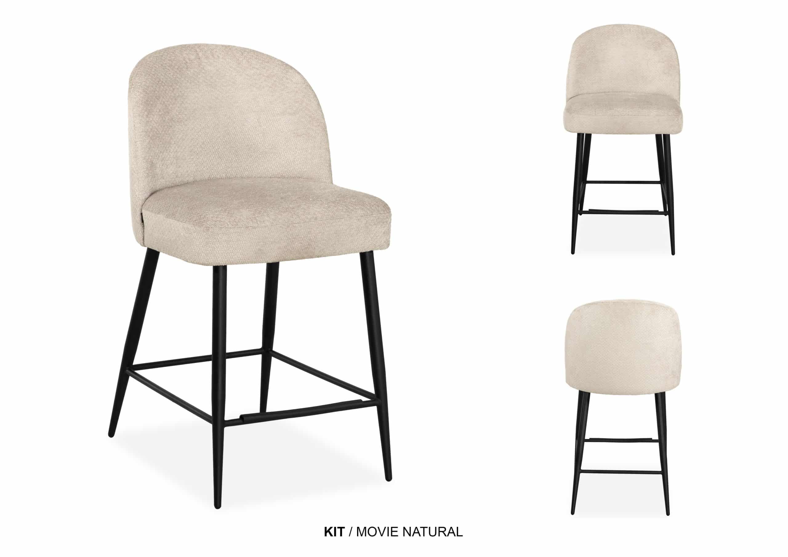 barstoel kit taupe