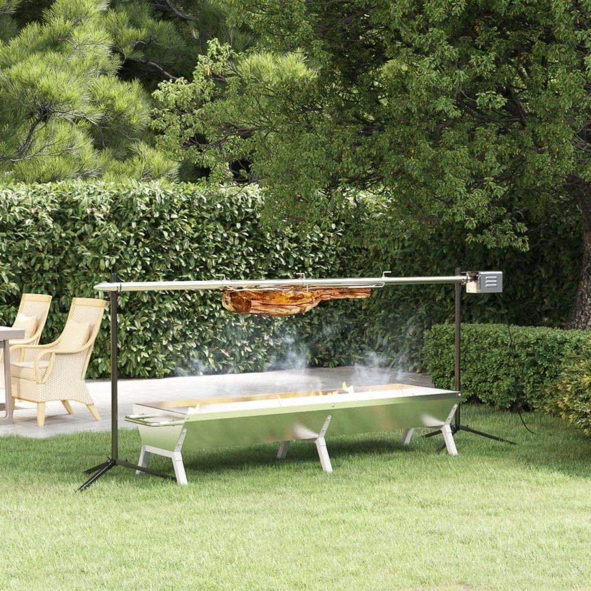 bbq tray grillplaat bak buiten koken roestvrij