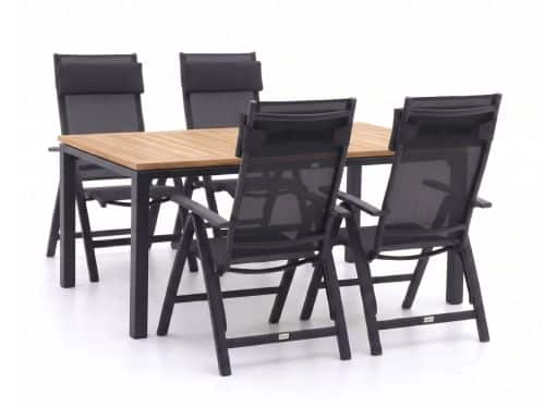 Bellagio Avenza/Linosa 180cm dining tuinset 5-delig verstelbaar - Laagste prijsgarantie!