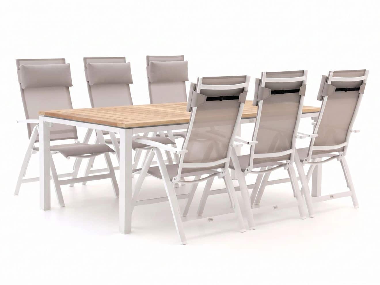 bellagio avenza/linosa 240cm dining tuinset 7 delig verstelbaar laagste prijsgarantie!