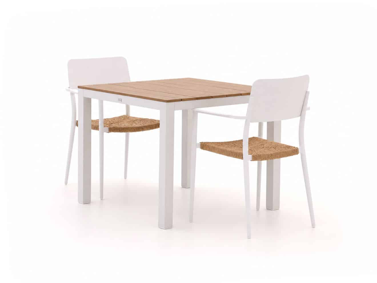 bellagio cino/fidenza 90cm dining tuinset 3 delig stapelbaar laagste prijsgarantie!