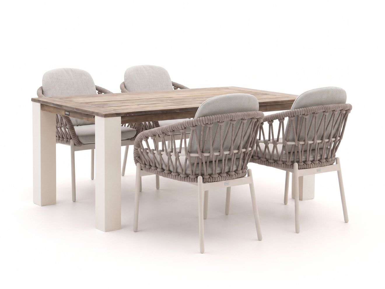 bellagio cupello/rough x 180cm dining tuinset 5 delig laagste prijsgarantie!