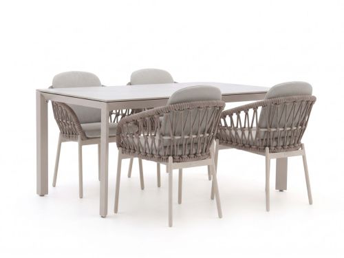 Bellagio Cupello/Sestino 160cm dining tuinset 5-delig - Laagste prijsgarantie!