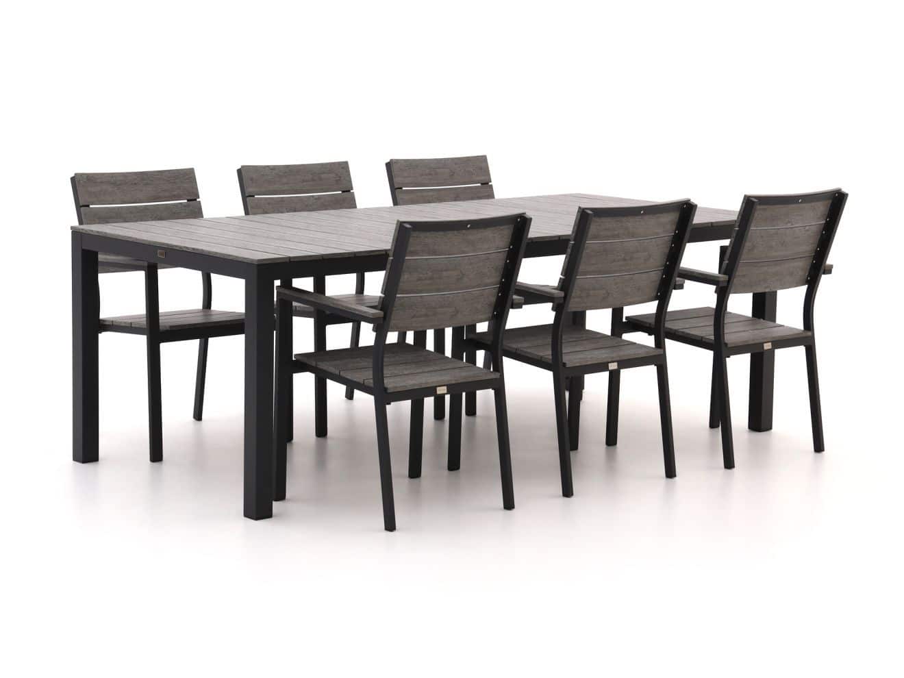 bellagio fidenza 220cm dining tuinset 7 delig stapelbaar laagste prijsgarantie!