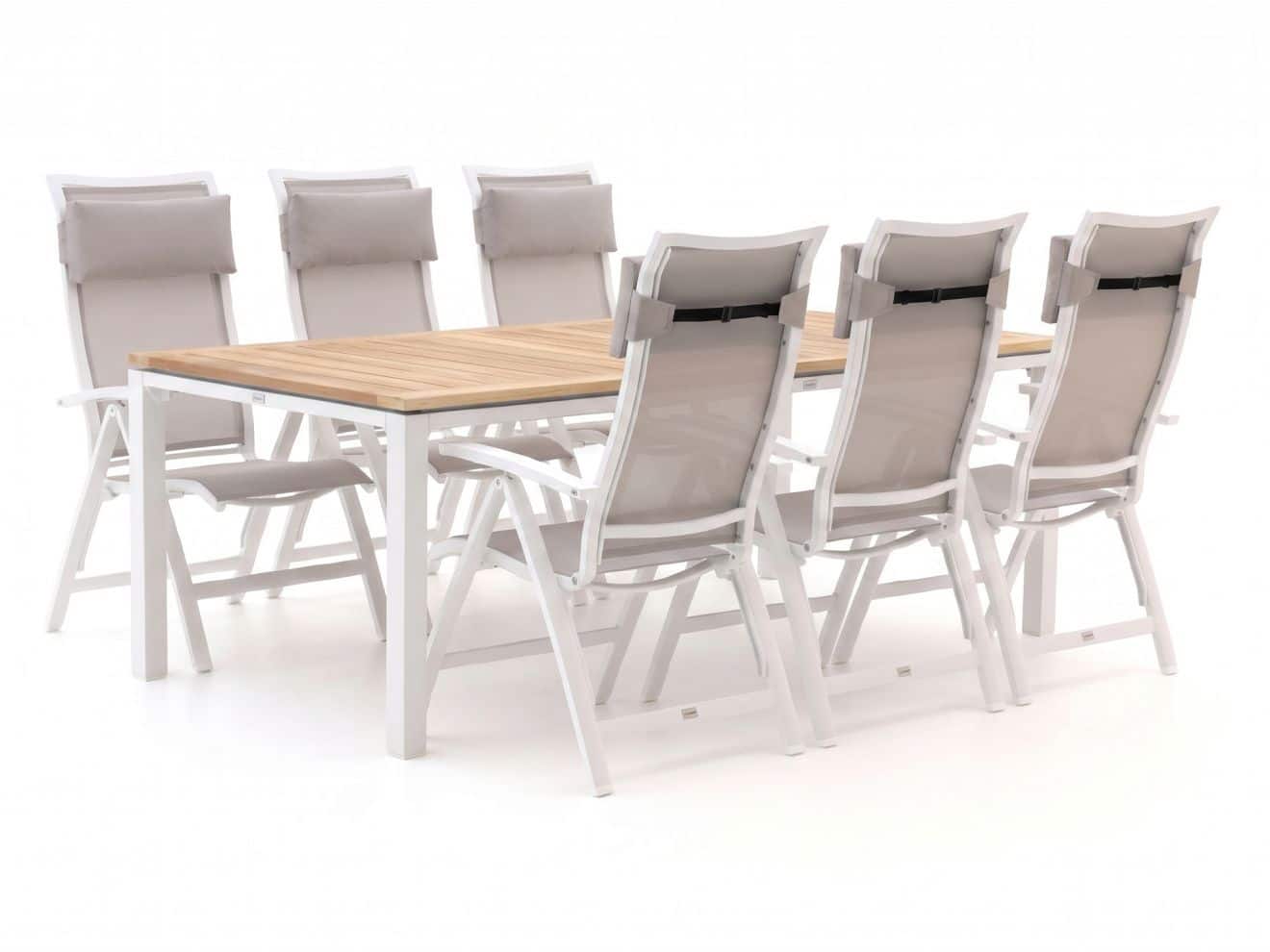 bellagio lugo/linosa 240cm dining tuinset 7 delig verstelbaar laagste prijsgarantie!