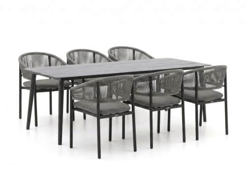 Bellagio Panaro/Sora 220cm dining tuinset 7-delig stapelbaar - Laagste prijsgarantie!