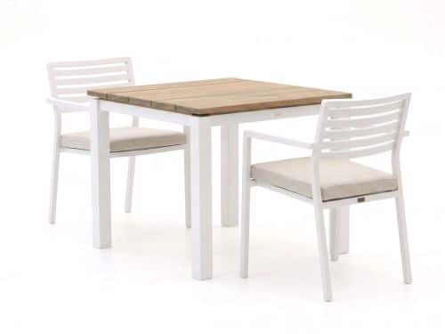 Bellagio Rumo/Lagundo 90cm dining tuinset 3-delig stapelbaar - Laagste prijsgarantie!