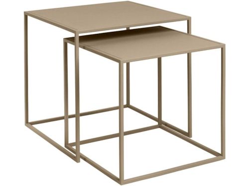 Blomus 65987 Bijzettafels, volwassenen, uniseks, set van 2 bijzettafels
