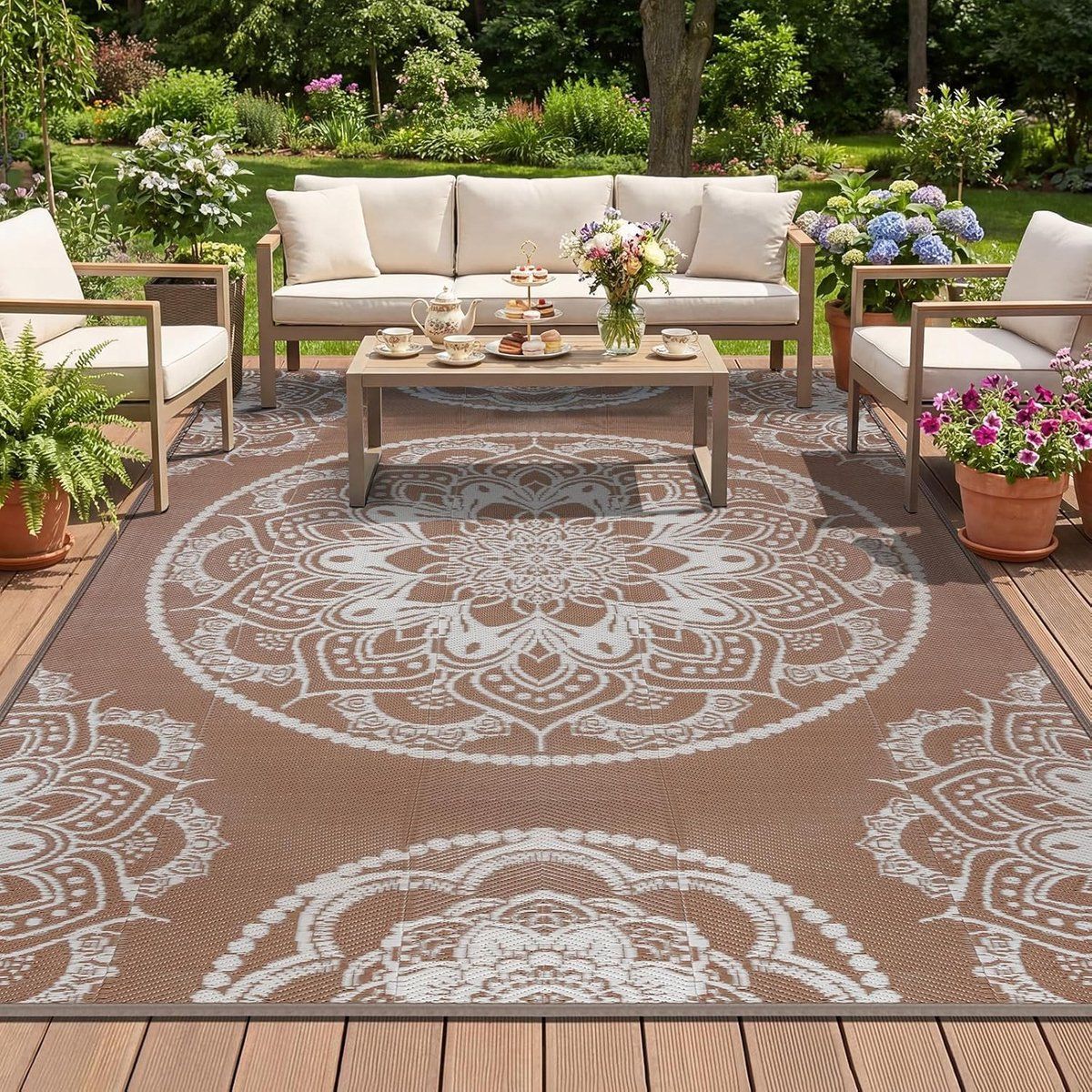 buitenkleed picknickkleed terras buiten genieten waterafstotend materiaal