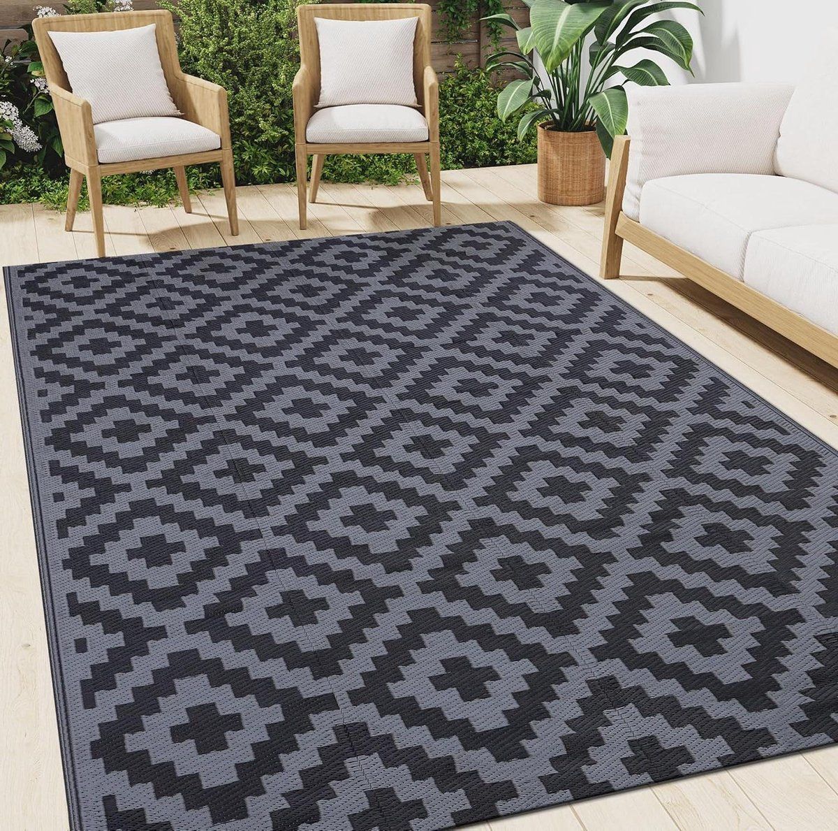 buitenkleed picknickkleed terras en camping omkeerbaar design