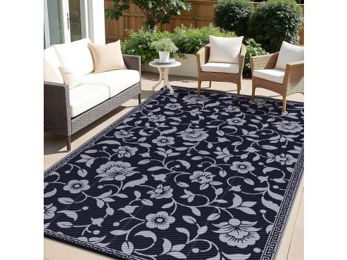 Buitenkleed - Tuinkleed - Terras en Camping - Omkeerbaar Bloemendessin
