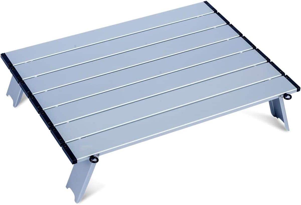 compacte klaptafel mini tafel outdoor ontspanning unieke