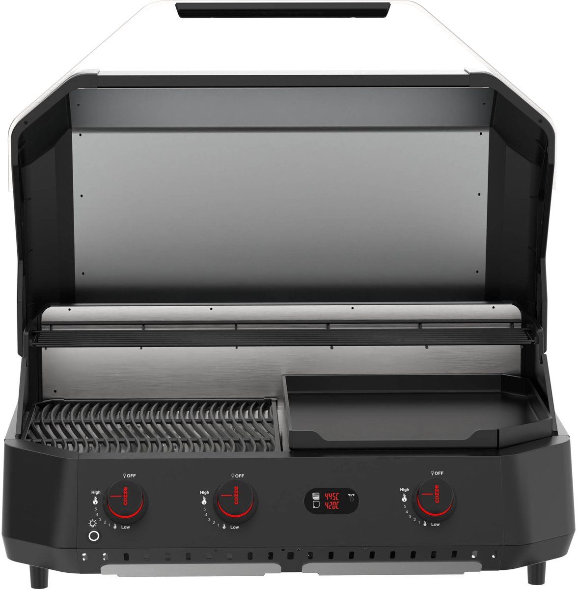 cozze® g 800 combo plancha grill bbq 3 gasbranders