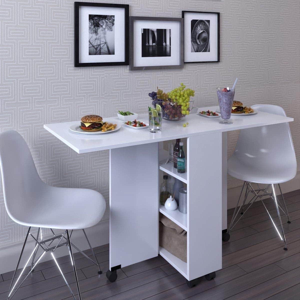 dailygoods eettafel opvouwbaar inklapbare tafel ruimtebesparend klaptafel