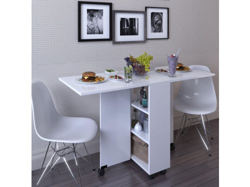 Dailygoods- Eettafel Opvouwbaar - Inklapbare Tafel - Ruimtebesparend - Klaptafel