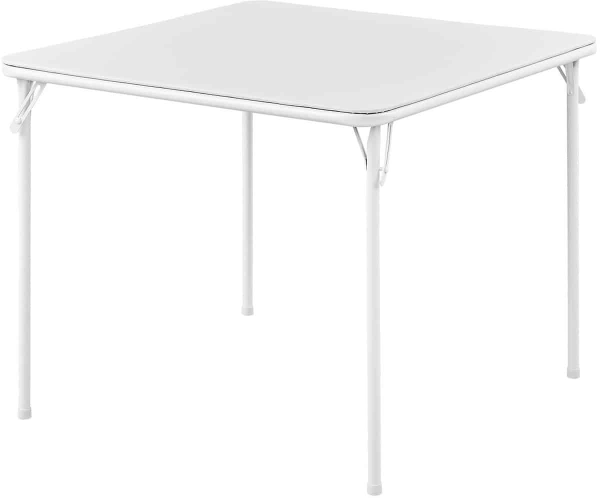 dailygoods opvouwbare tafel vierkant draagbaar vinyl tafelblad