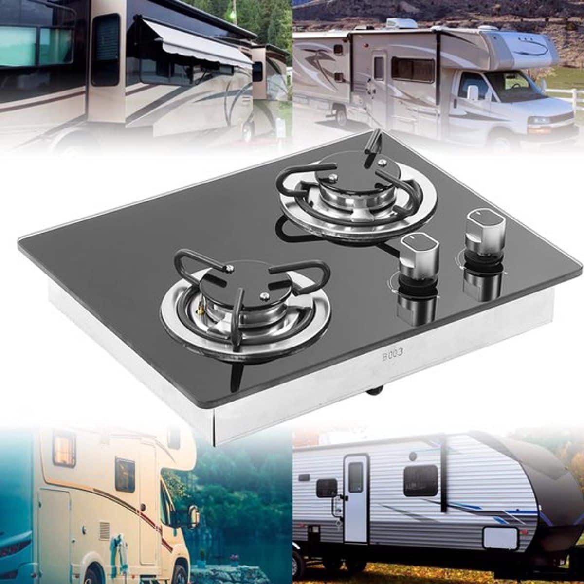 dailygoody rv gasfornuis gas cook ideaal voor