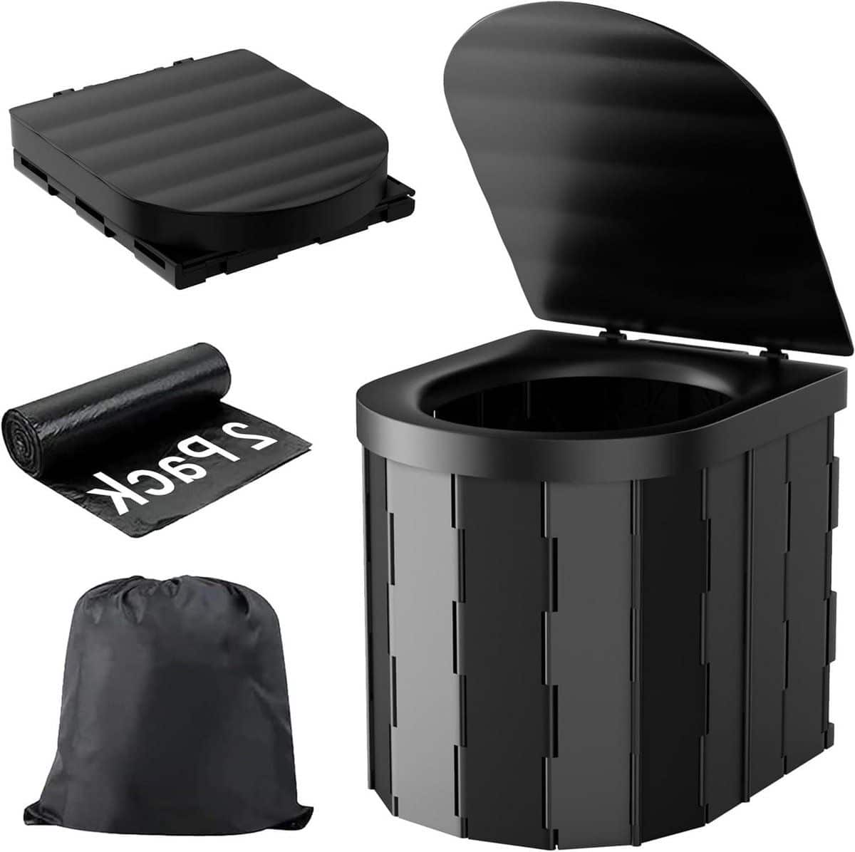 draagbaar toilet opvouwbaar potty outdoor kamperen compact