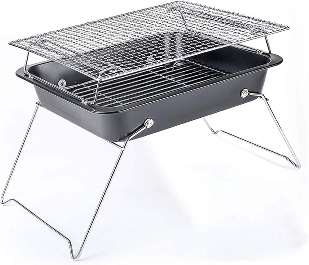 draagbare bbq grill houtskool barbecue buiten koken