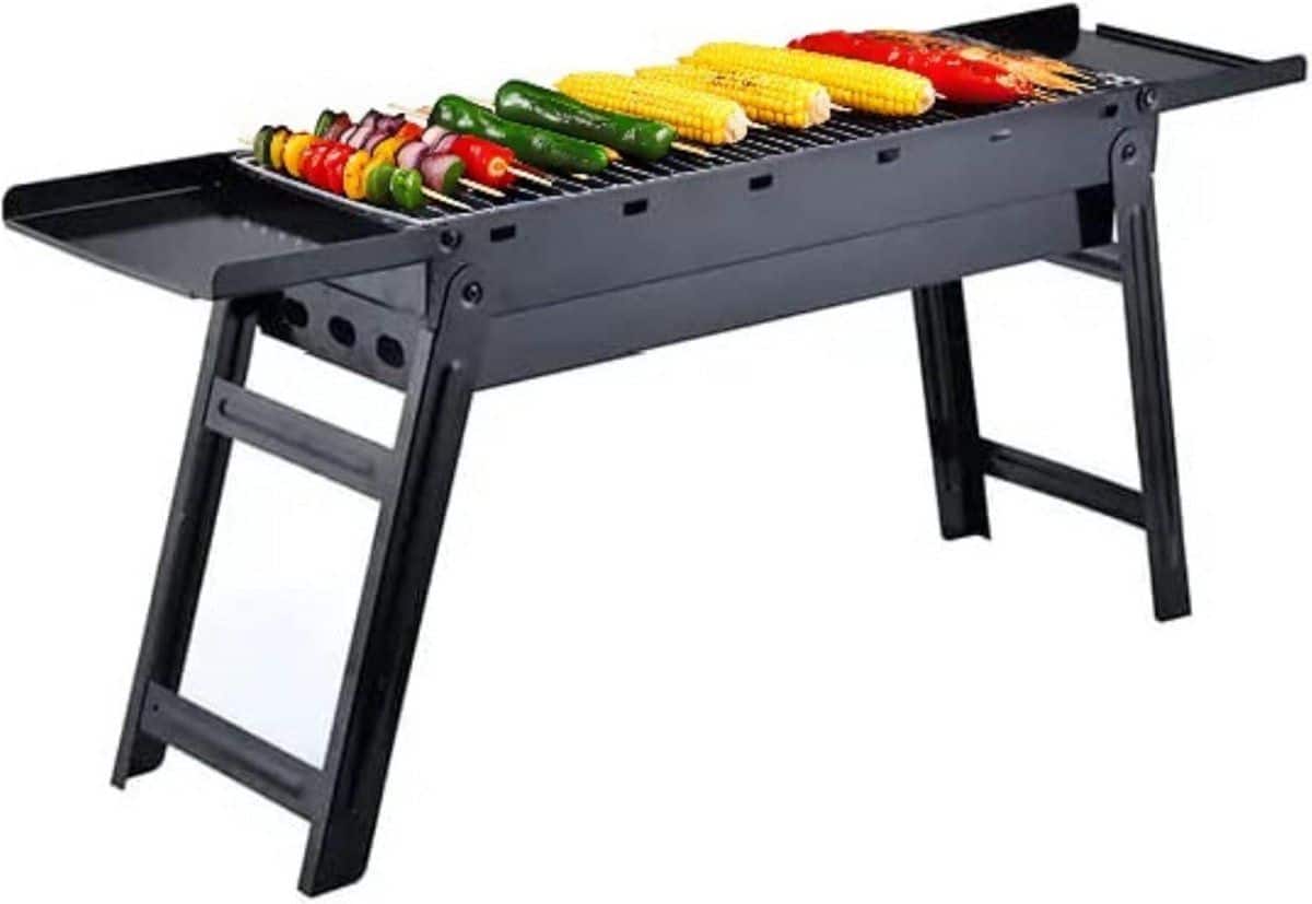 draagbare bbq grill houtskool barbecue buiten koken