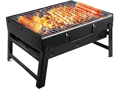 Draagbare BBQ Grill - Opvouwbare Houtskool - Buiten Koken