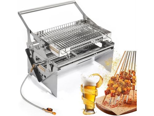 Draagbare Buitengrill - Houtskool BBQ - Buiten Koken - Dubbelzijdig