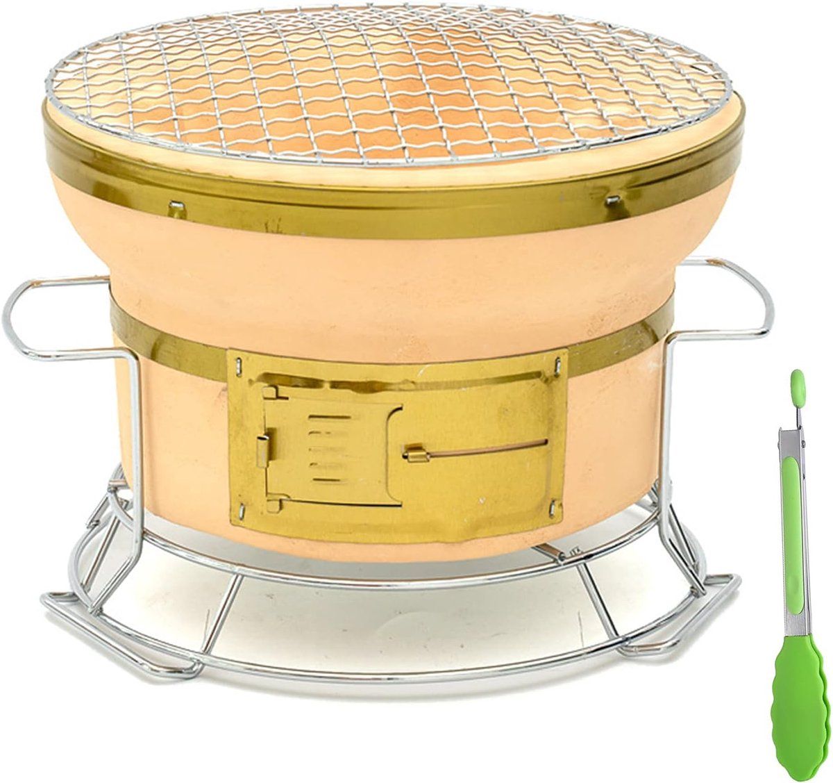 draagbare houtskool bbq tafelgrill yakitori buiten koken