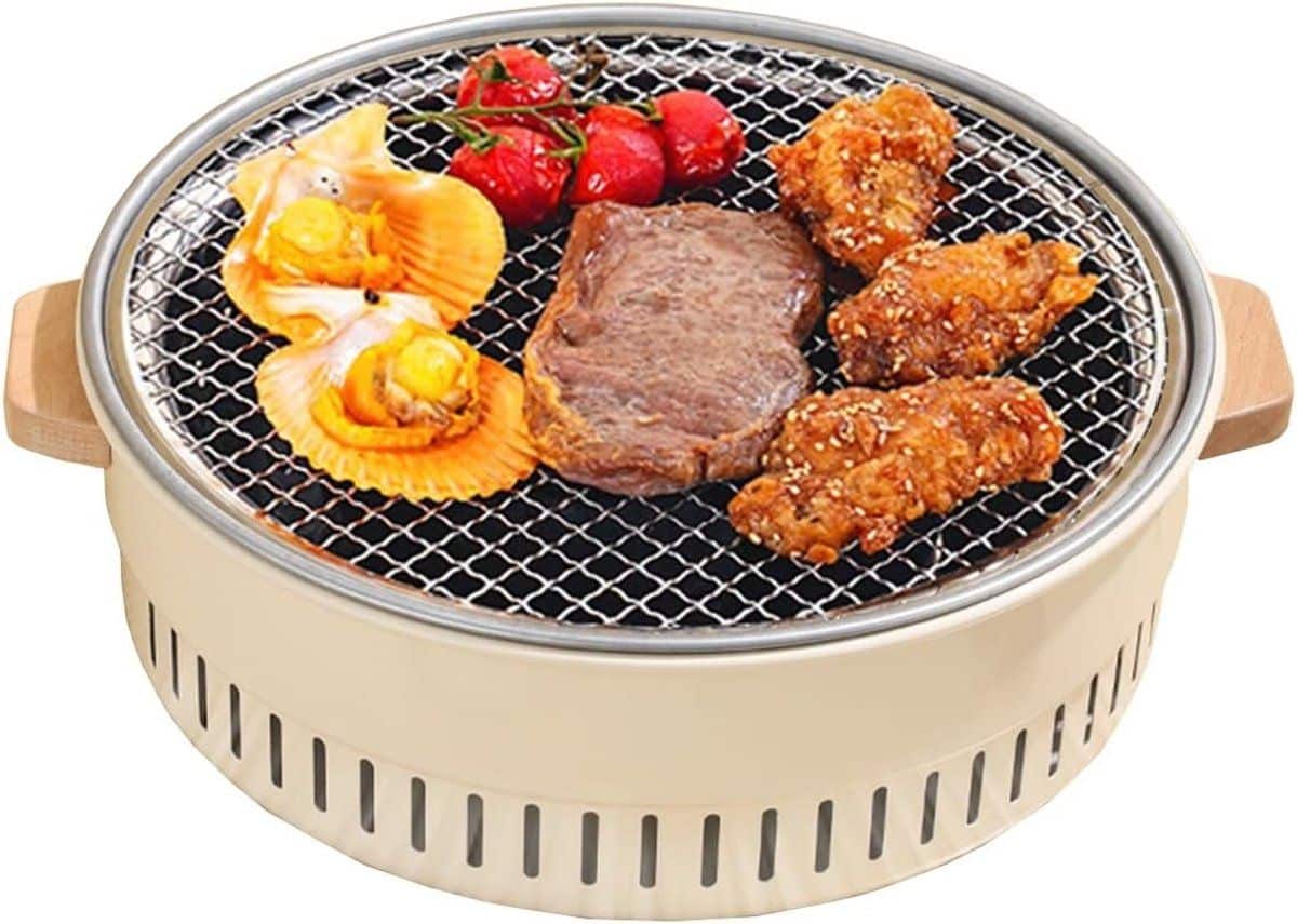 draagbare houtskool grill compacte bbq outdoor koken