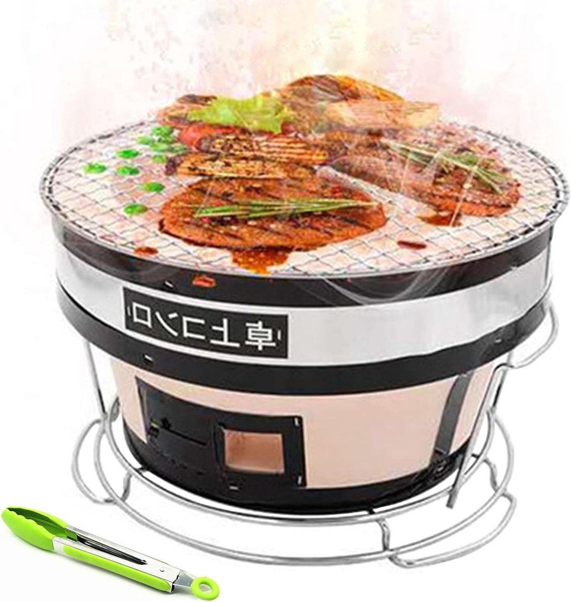 draagbare houtskool grill japanse bbq tafelgrill buiten koken
