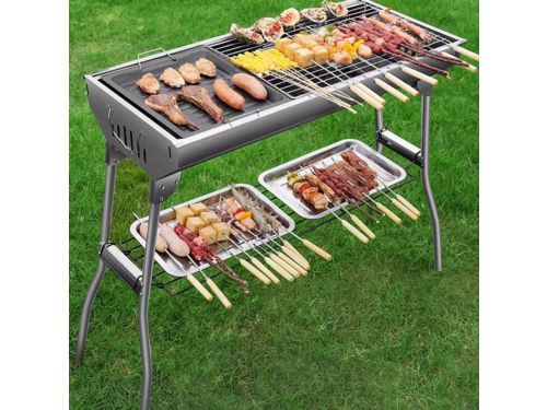 Draagbare Houtskool Grill - Kleine BBQ Roker - Outdoor Koken