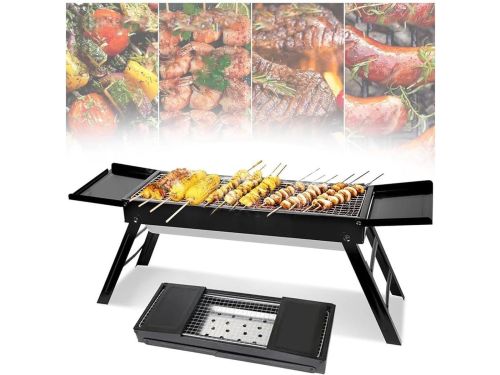 Draagbare Houtskool Grill - Vouwtafel BBQ - Buiten Koken