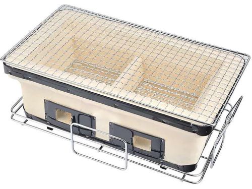 Draagbare Houtskoolgrill - Buitenkeuken Kachel - Kamperen BBQ - Diatomeeënmodder