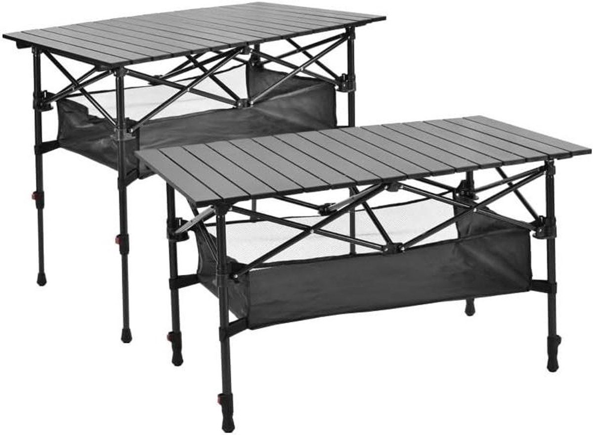 draagbare kampeertafel lichtgewicht klaptafel buitenactiviteiten inklapbaar stalen
