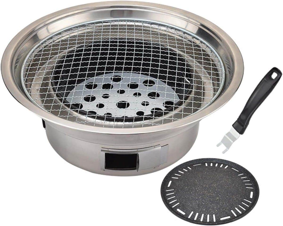 draagbare kool bbq compacte grill buiten koken