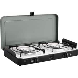 Draagbare Tweepits Gas BBQ voor Camping en Buiten Koken